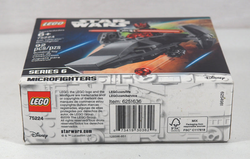 LEGO Star Wars: Sith Infiltrator Microfighter (75224) New Sealed