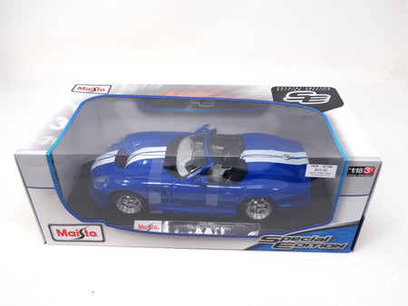 Blue Maisto Special Edition Shelby Series One 1:18 Scale Diecast