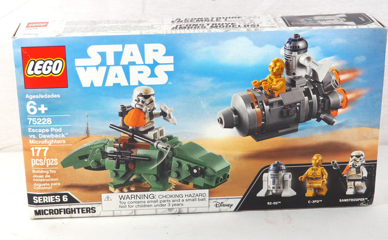 Lego Star Wars - Escape Pod vs Dewback Microfighters Set 75228