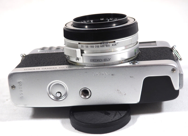 Minolta AL-S Camera with Owner's Manual and Rokko R-QF 1:1.8 F=40mm Lens