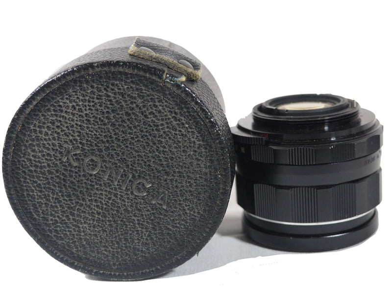 Asahi Super-Takumar Pentax 50mm f2 Lens M42 w/ bonus Konica Lens Case