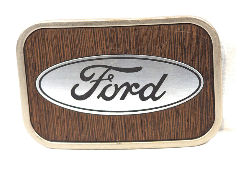 Ford Wood Grain Style Belt Buckle