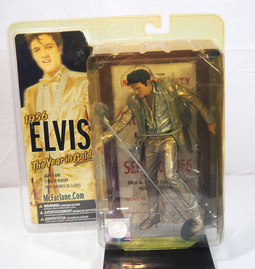 Elvis Presley 2005 McFarlane Toys 1956 Year in Gold Action Figure 4th