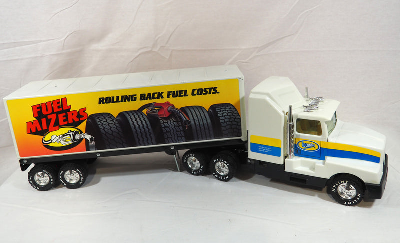 Nylint Fuel Mizers Pressed Steel Tractor Trailer Semi Delivery Transport Truck