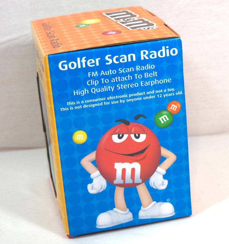 M&Ms Golfer Scan Radio