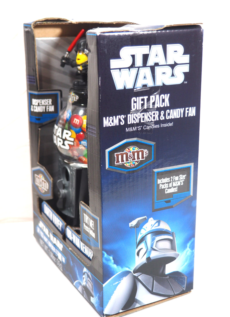 Darth Vader & Obi-Wan Kenobi Star Wars Gift Pack M&Ms Dispenser & Candy Fan