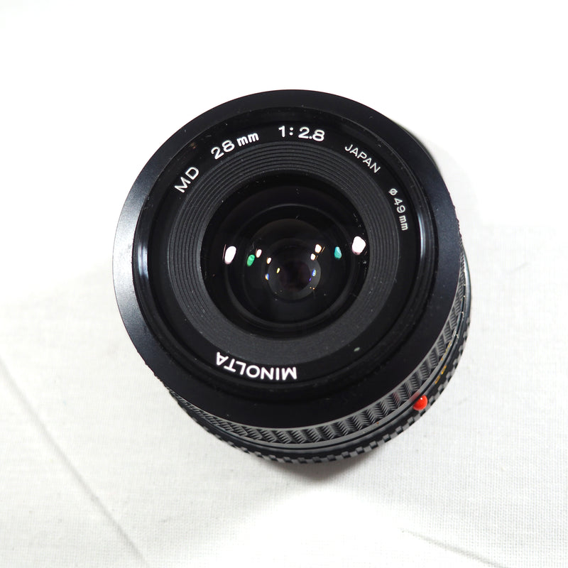 Minolta XD11 Camera w/ MD Rokkor-X 50mm f:1.4 & MD 28mm Lens
