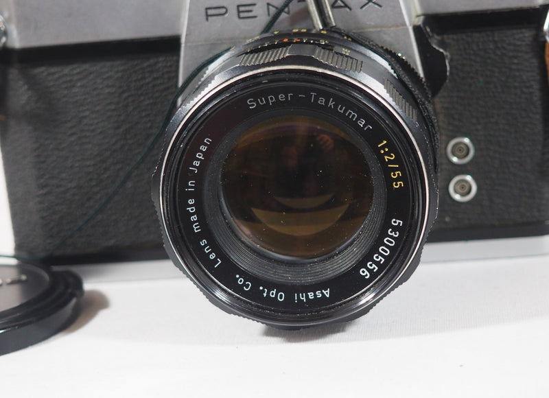Asahi Pentax SP 500 35mm SLR Camera with Super-Takumar 1:2 55mm Lens