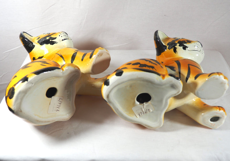Handmade in Italy Baby Ceramic Tigers X/766/T 8" Tall