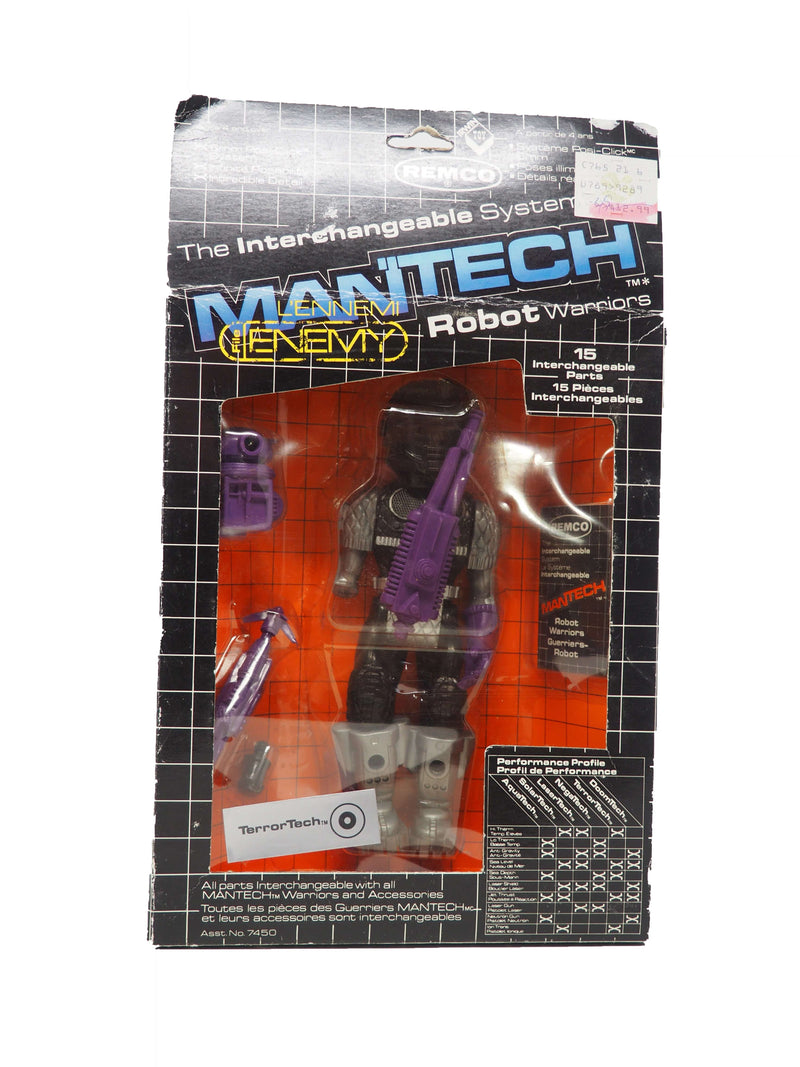 1983 Mantech Robot Warriors "Terror Tech" Figure by Remco - RARE