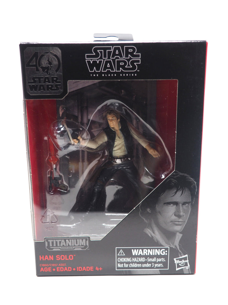 Action & Toy Figures Star Wars Han Solo Black Series, Titanium Series, New In Original Box 3.75 inch