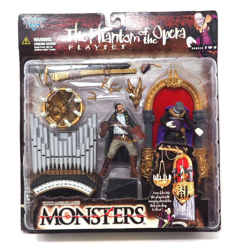 Action & Toy Figures Todd McFarlane's Monsters The Phantom of the Opera Playset Series Two Figures