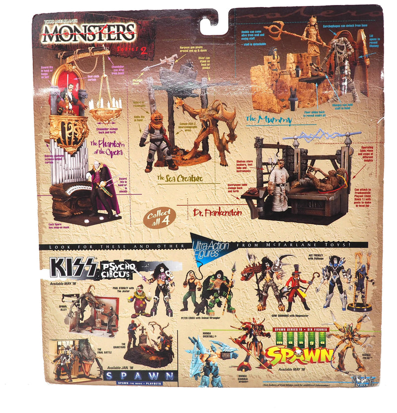 Action & Toy Figures Todd McFarlane's Monsters The Phantom of the Opera Playset Series Two Figures