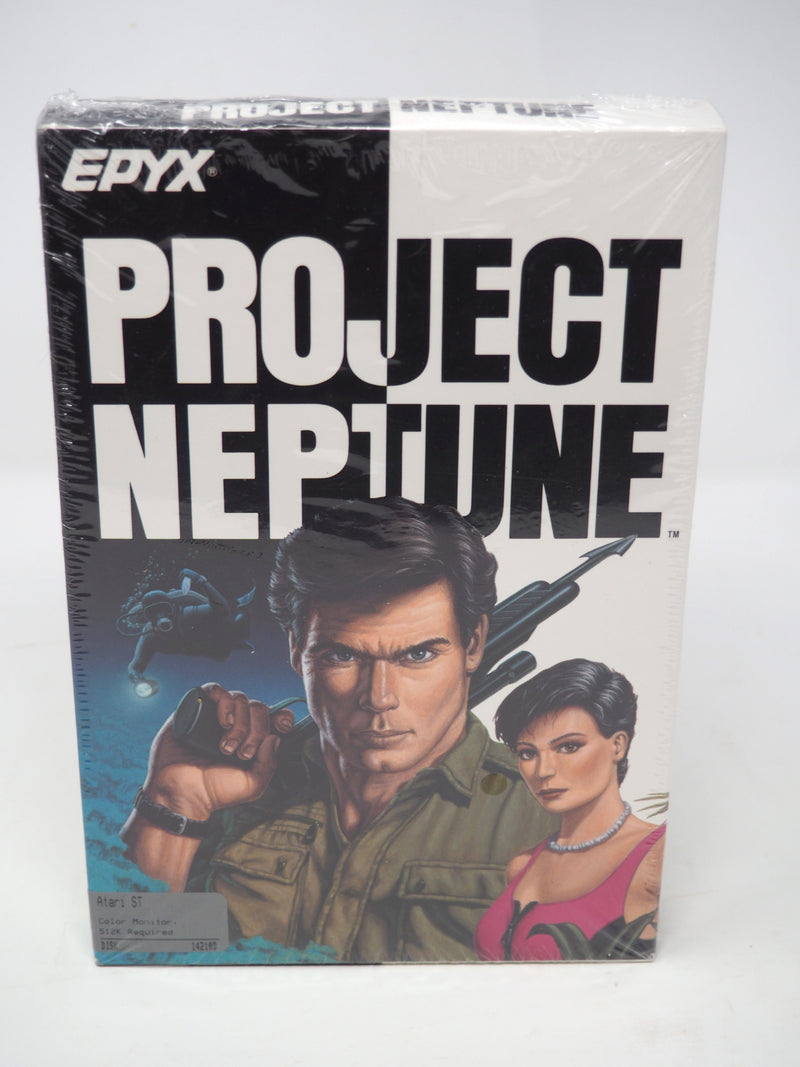 Atari ST Factory Sealed Project Neptune Game 1989 Epyx