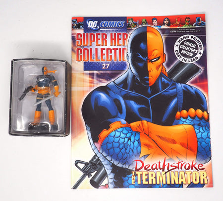 Eaglemoss DC Comics Deathstroke the Terminator Action Figure w Super Hero Collection Magazine