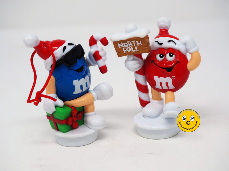 M&M's Blue & Red Tree Ornaments