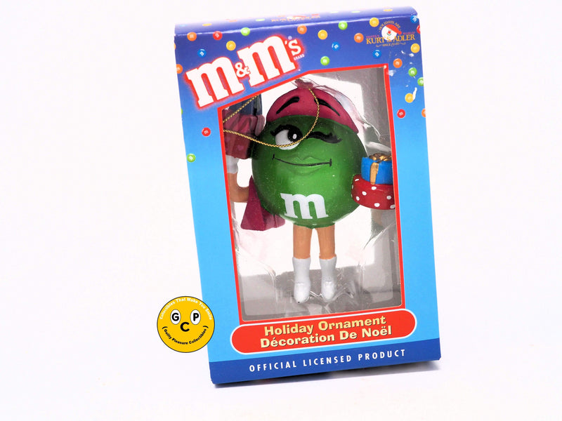 M&Ms Christmas M&M's Vintage Green Holiday Ornament
