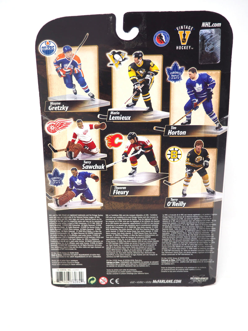 McFarlane NHL Legends Series 8 Tim Horton Toronto Maple Leafs Blue Jersey Figure