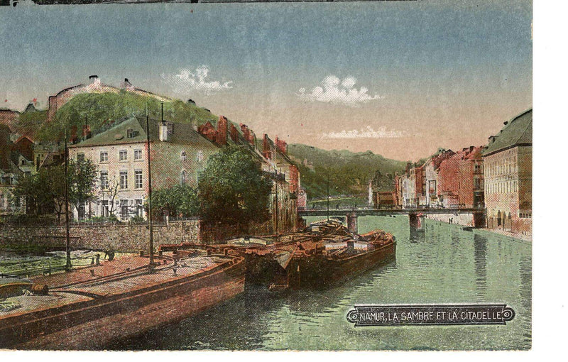 Namur - La Sambre et La Citadelle Postcard Unposted