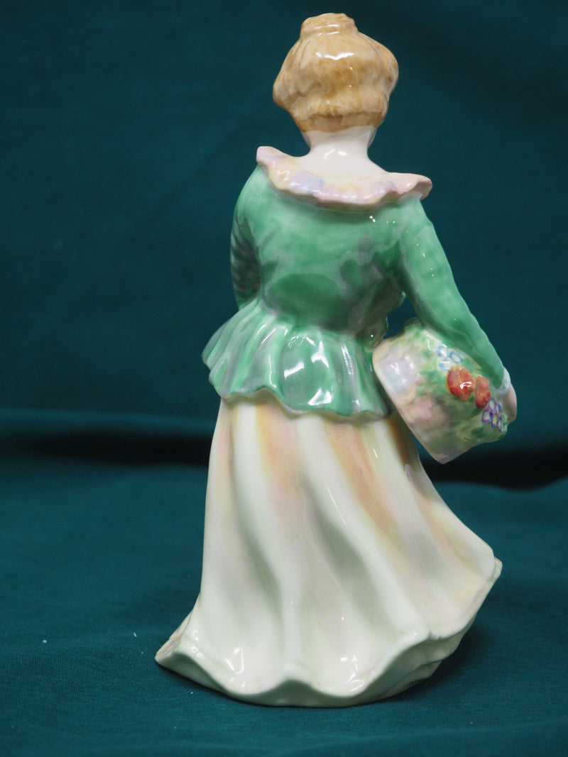 Paragon Fine Bone China "Flower Girl" with rare Green Coat Version