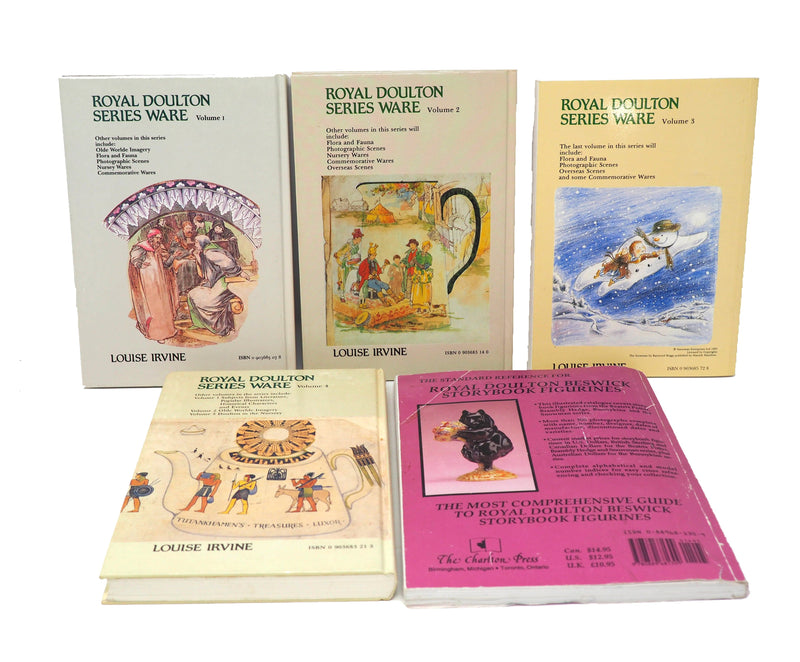 Royal Doulton Series Ware by Louise Irvine Volumes 1-4 + Bonus Book