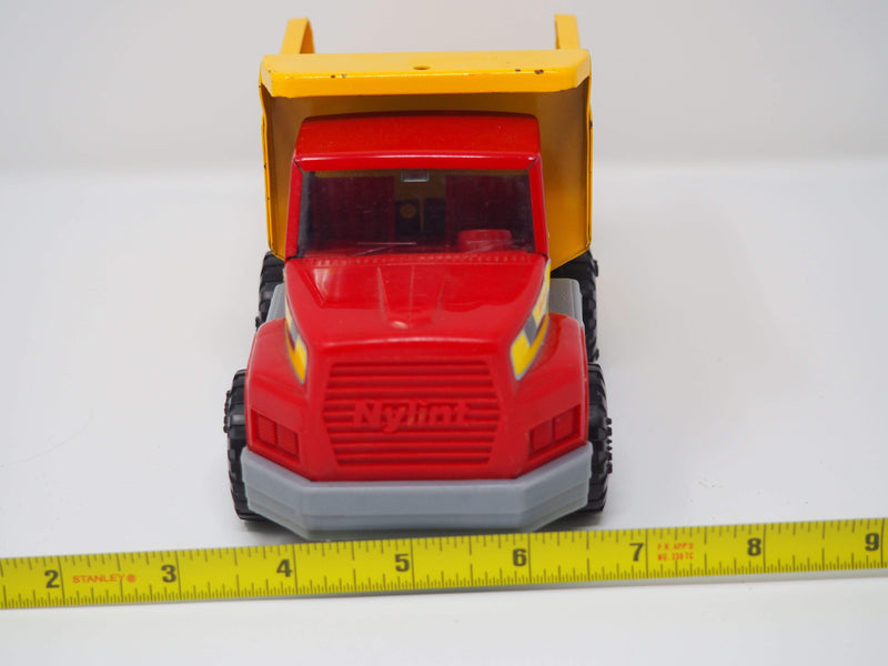 Toy 1989 Nylint Mini Sand and Gravel Red and Yellow Dump Truck